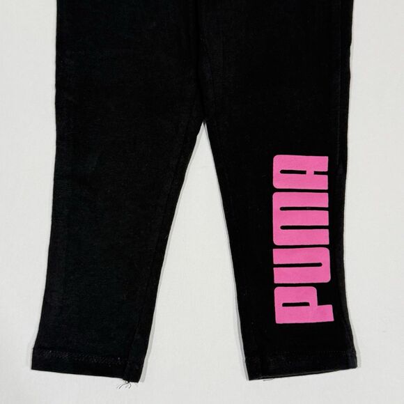 Puma Toddler Girl Black Active Pants Size 2T - Picture 5 of 10
